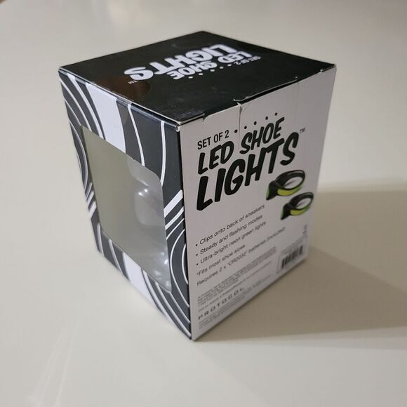 Protocol LED Shoe Heel Clips Jogging Flashing Night Cycling Safety - Picture 10 of 11